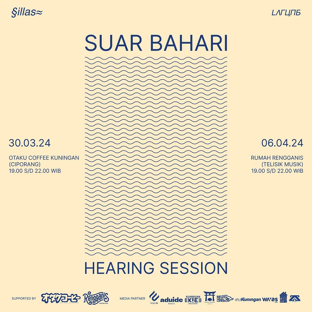 Sillasid's tweet photo. Suar Bahari merupakan bagian program dari Binar Bahari. Suar Bahari mempunyai dua format; Hearing Session dan Live Perform. Dalam programnya Sillas mencoba mengkomunikasikan gagasan besar Binar Bahari yang saat ini telah melahirkan single Larung dengan berbagai macam pendekatan. https://t.co/vj7HI47mqn