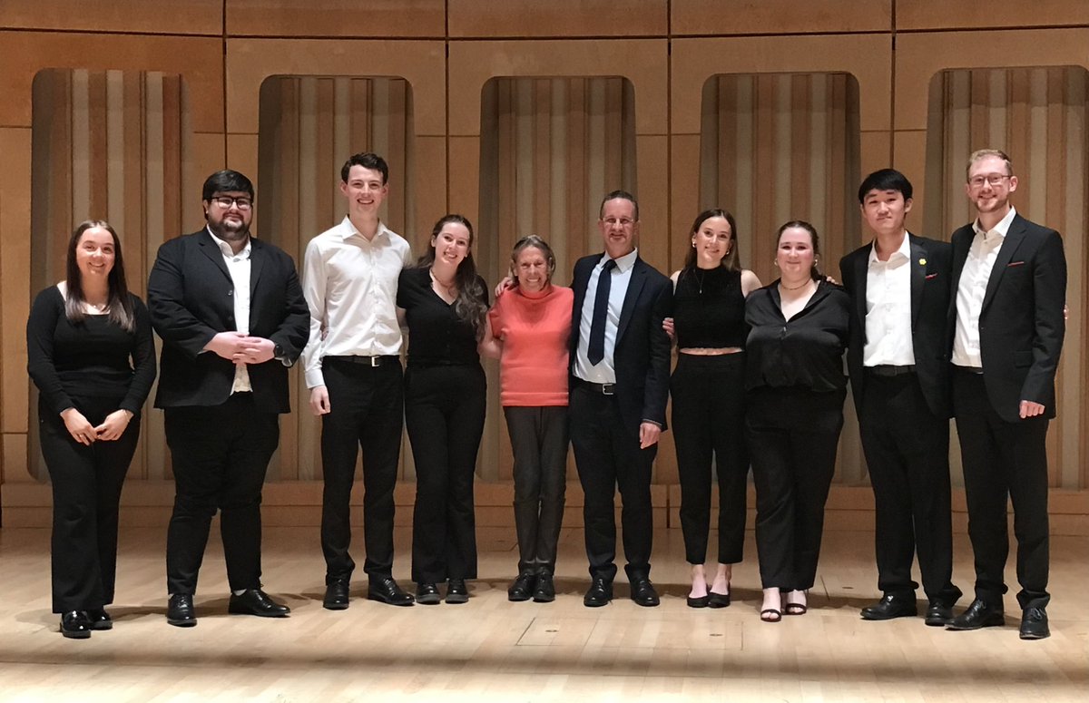 QuantumBrass's tweet photo. RWCMD Philip Jones Brass Ensemble Prize Winners 2024!🏆🏴󠁧󠁢󠁷󠁬󠁳󠁿🎶
An honour to have been awarded joint first prize alongside @PedwarBones at the @RWCMD PJBE Prize 2024, performing two works by John Stevens: Benediction, and Moondance. https://t.co/Qt89aG9Izr