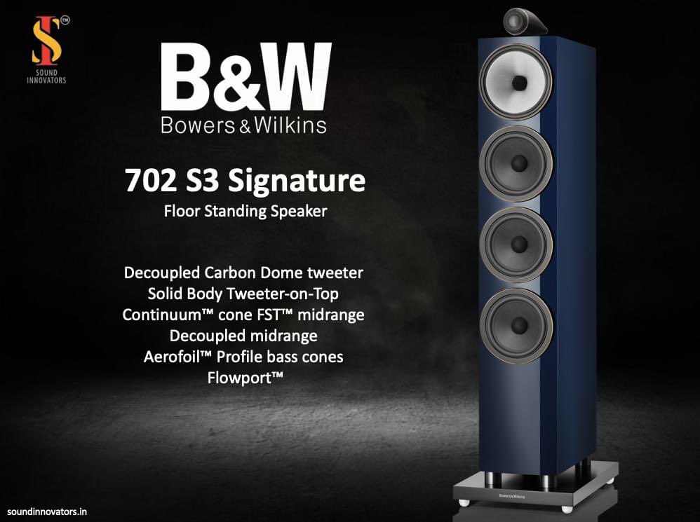 SoundInOfficial's tweet photo. Bowers &amp; Wilkins 
New 700 Signature Series 

Made in United Kingdom. 

#BowersWilkins #bowersandwilkins #signature #luxuryhome #hometheater #surroundsound #hifiaudio #stereo #mumbai #pune #DolbyAtmos #hifi #hifispeakers #homeaudio #speaker #madeinuk #new https://t.co/ACyMIGRznt