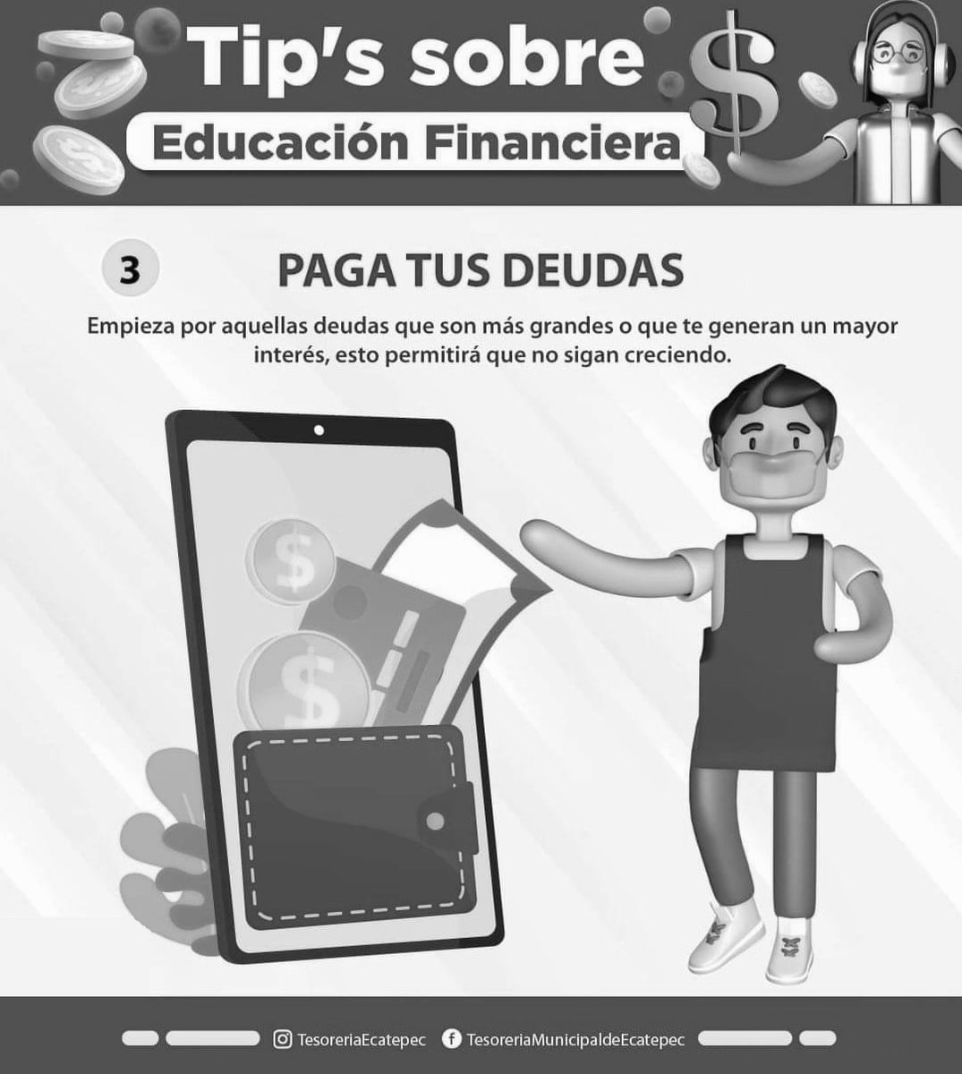 TMEcatepec's tweet photo. Revitaliza tu economía administrando tus finanzas al liquidar tus deudas, priorizando del mayor a menor monto para evitar su crecimiento.💡 https://t.co/CtmjS9N07y