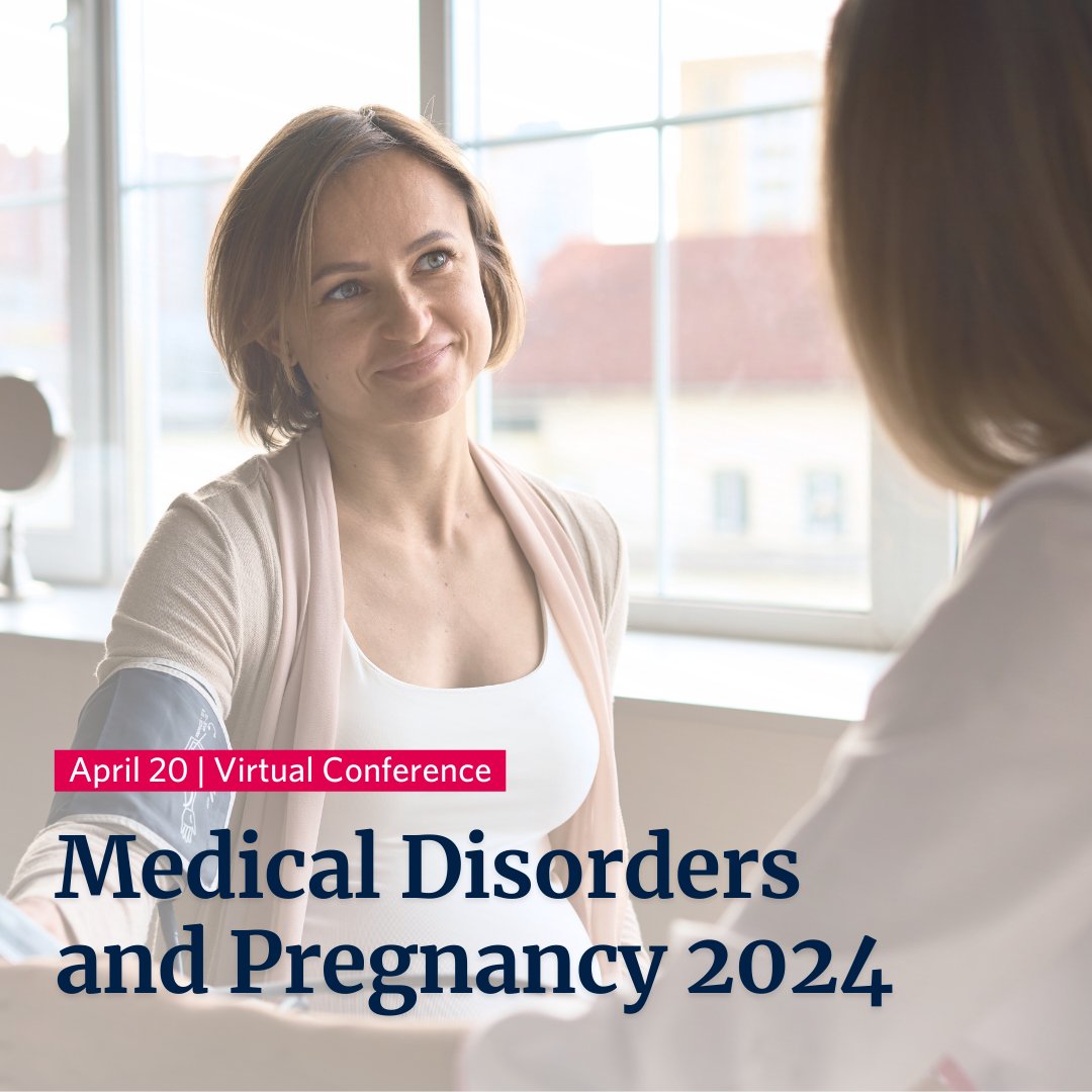 The Medical Disorders and Pregnancy conference is less than a month away — tune in from anywhere to learn more about common and complex medical conditions in pregnancy. Register: bit.ly/42PglN2 #MDPCPD #UBCCPD #MedEd #FOAMed