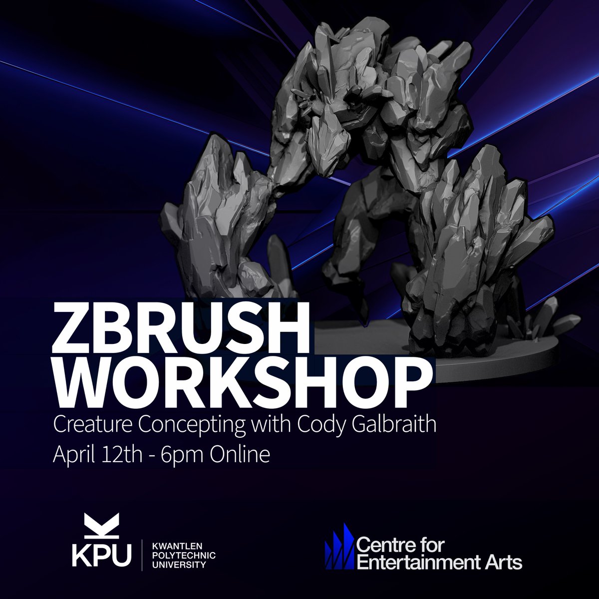 🎉🖌️ Don't miss out on the Online Workshop 'Creature Concepting' by Cody Galbraith! 🐲✨ Register: kpu.ca/info-sessions/… @kwantlenu #KwantlenU #KwantlenPolytechnicUniversity #KPUInternational @kpuinternational #MyKPU @mykpu #KPUArts #ceaglobaledu #studyincanada