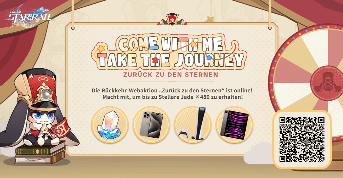 lucmat_zero's tweet photo. Lade rückkehrende Trailblazer ein, sich mit deinem Einladungscode zu verbinden und im Spiel anzumelden, um Stellare Jade, PlayStation®5, iPhone und andere Überraschungsbelohnungen zu gewinnen. https://t.co/7wwkv5ZuXE