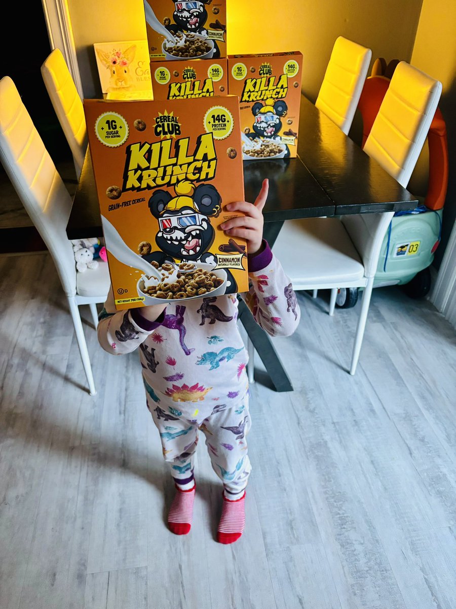 KILLA KRUNCH delivered ✅ @killabearsnft No golden ticket but more importantly my daughter loves it. 👍❤️ #Killabears #NFT