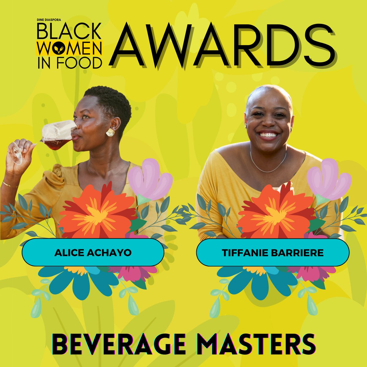 It's 5 o'clock somewhere! 🍷 Here’s to our #BlackWomenInFood Beverage Masters, Alice Achayo and @DrinkingCoach, crafting unforgettable libations and elevating the spirits, wine, and beer industry to new heights. Head to the link in our bio to learn more about their craft.