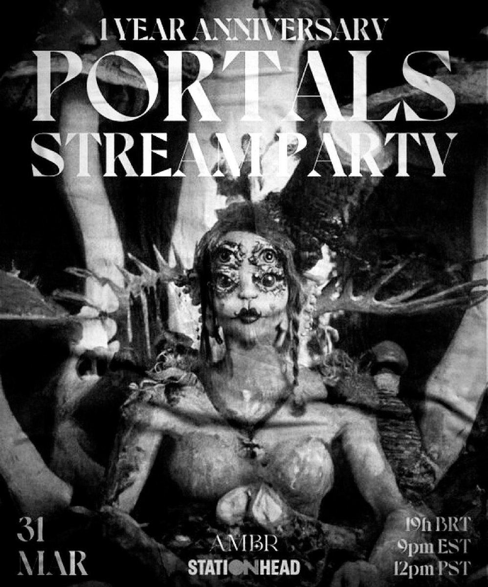 In celebration of 1 year of Portals on March 31, I’m supporting @acessmelanie in hosting a streaming party for Portals 💕 Join us this Friday at 9pm EST on @acessmelanie ‘s Stationhead, or stream through their Spotify playlist to show your support 🧚‍♀️
