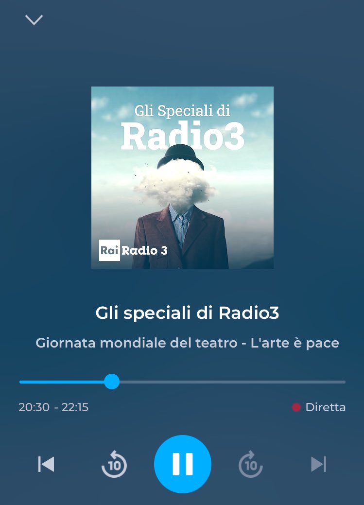 🌹<a href="/LauraPalmieri9/">Laura Palmieri</a> 
il teatro a <a href="/Radio3tweet/">Rai Radio3</a>