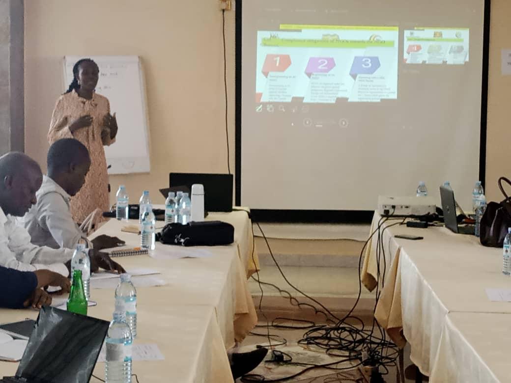 NGObureau's tweet photo. Today, NGO Bureau built the capacity of NGOs under the Advocacy Coalition for Sustainable Agriculture (ACSA) on NGO compliance to the #NGORegulatoryFramework at Interservice Hotel Nsambya. https://t.co/kAsmkBka23