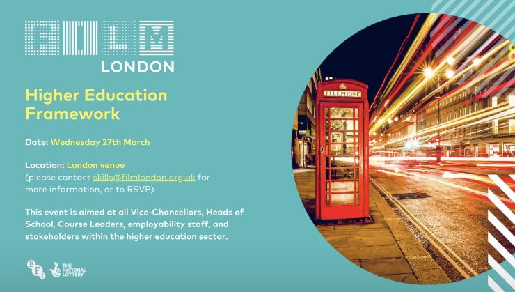 Attending the <a href="/Film_London/">Film London</a> Higher Education Framework presentation this afternoon 

Great to see  <a href="/uniofeastanglia/">UEA</a> and <a href="/FTM_UEA/">Film TV & Media UEA</a> alumnus <a href="/aojwFL_BFC/">Adrian Wootton OBE</a>  - and hear from Sara Whybrew from <a href="/BFI/">BFI</a> Skills &amp; Workforce Development.