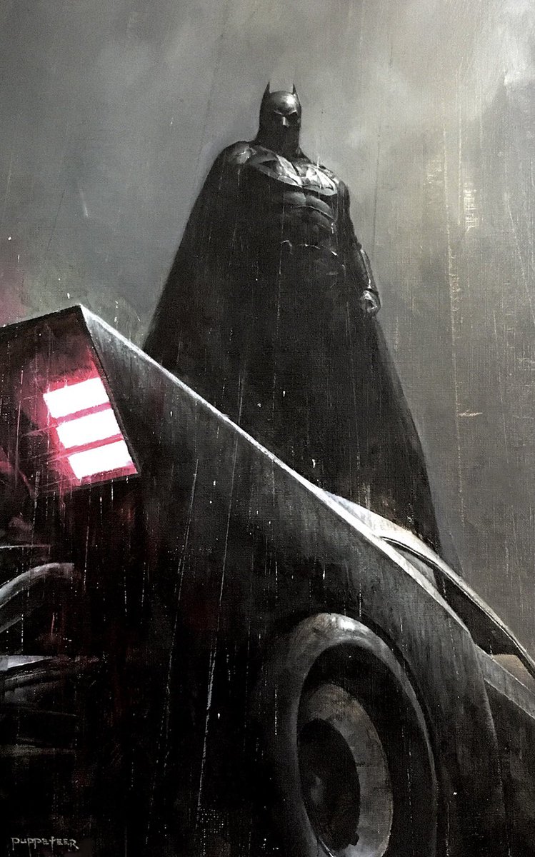 batmancurated's tweet image. the batman by puppeteer lee