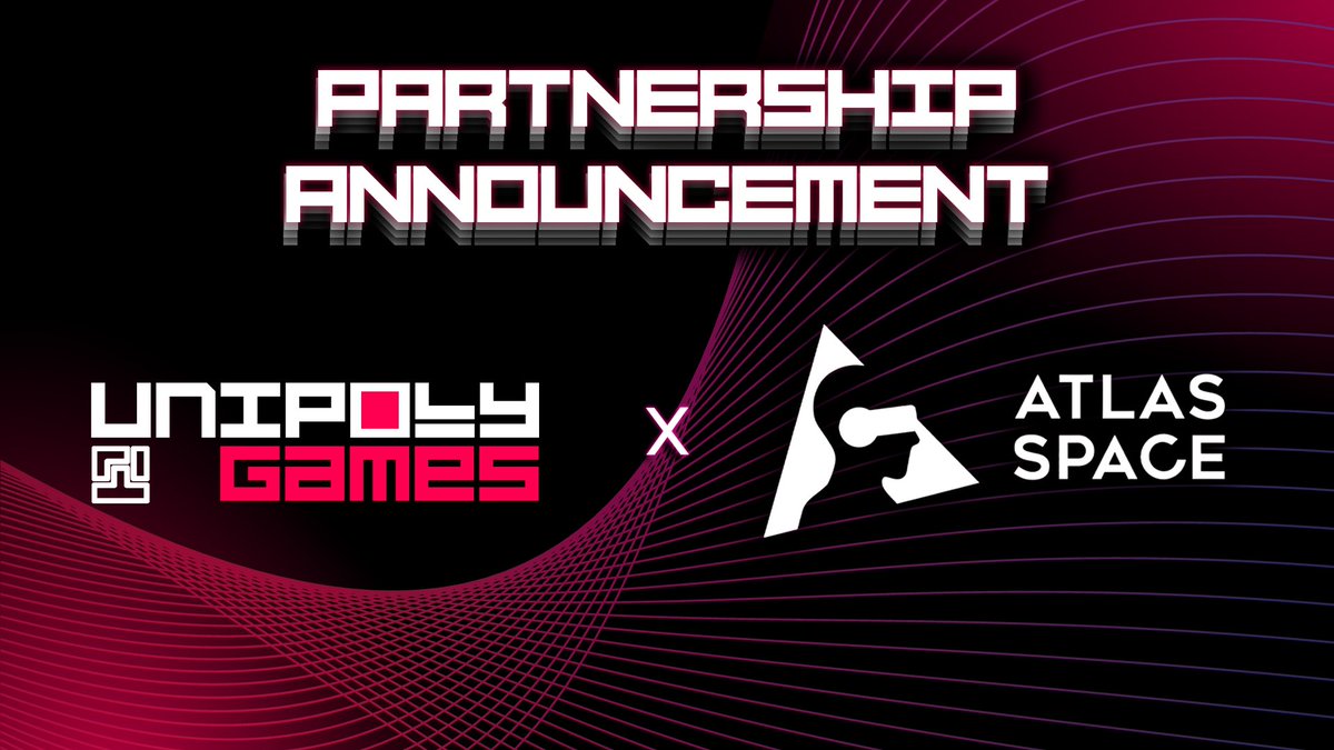 UnipolyGames's tweet photo. We are pleased to announce the newest partnership in the Unipoly ecosystem, @atlasspacer

Unipoly Games and @atlasspacer have partnered to power GameFi 🚀

We will achieve even greater success together in the coming days.

#GameFi #UNP #Web3Gaming https://t.co/o0LSq0QW5F