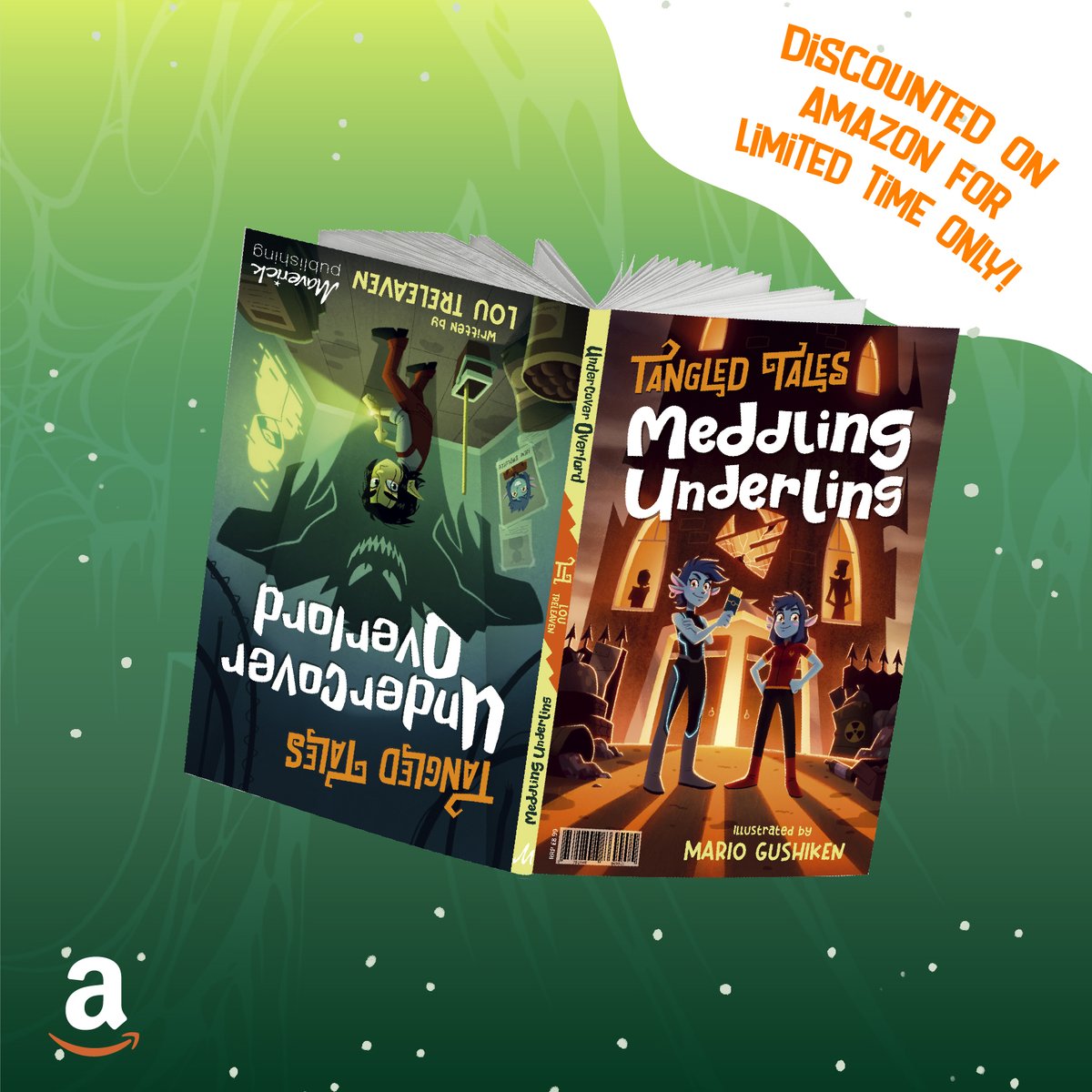 For a limited amount of time we are offering a special discount on 'Undercover Overlord / Meddling Underling'! - Check it out now! 💥 shorturl.at/fjsxY 📚 #tangledtales #maverickbooks #newbooks #bookstagram #kidsbooks #kidsbooksofinstagram