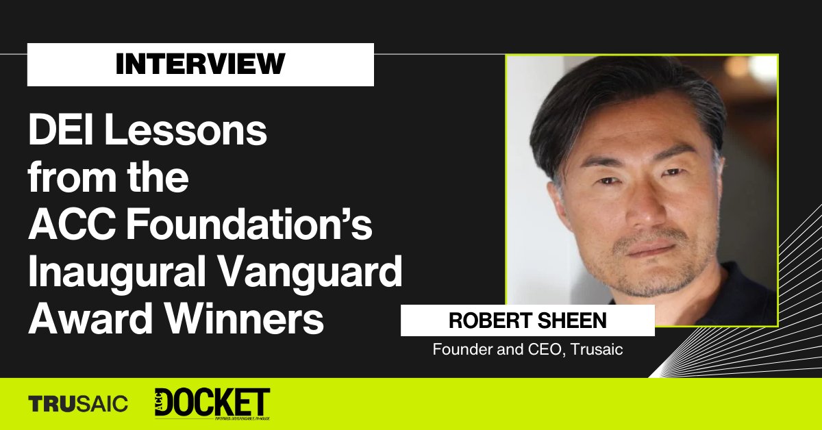We've won one of the @foundation_acc's inaugural Vanguard Awards, which recognize organizations that are using data to drive #DEI impact and success! Check out this insightful interview with our founder and CEO, Robert Sheen, and the other winners >>> bit.ly/43wyqQ8