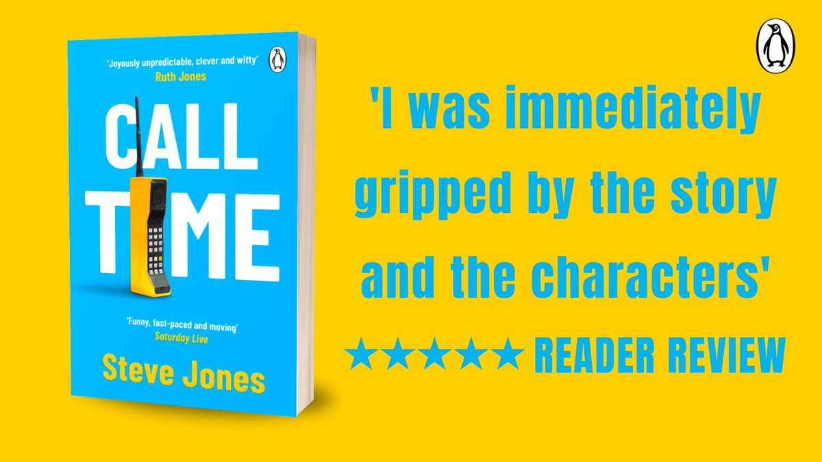 MichaelJBooks's tweet photo. One call can change your past. And f***-up everyone’s future . . .

'I was immediately gripped by the story and the characters' ⭐️⭐️⭐️⭐️⭐️ READER REVIEW

Back To The Future meets Call My Agent, #CallTime by @SteveJones – preorder the paperback now: https://t.co/kGK7ZcTdoT https://t.co/9iRr3ARABr