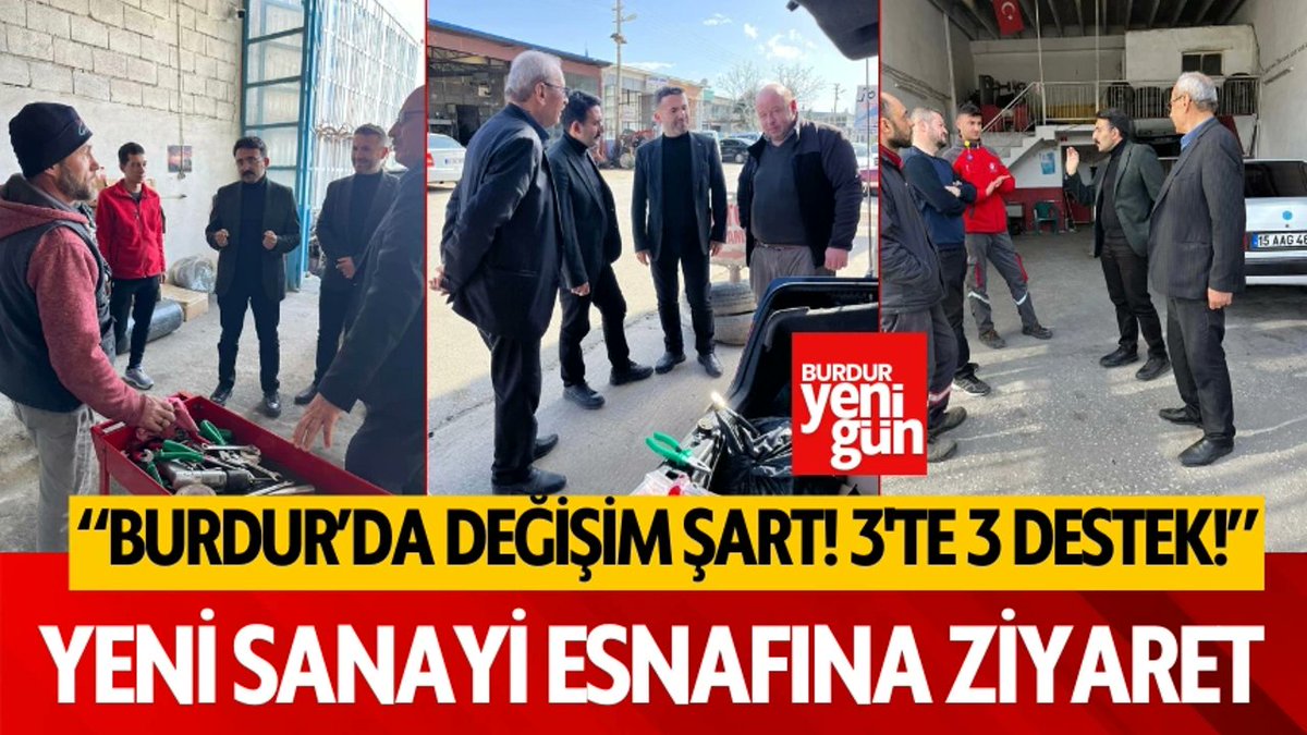 Ak Parti Burdur İl Genel Meclisi Üyesi Adayları'ndan Yeni Sanayi Turu burduryenigun.com/ak-parti-burdu… @volkanmengi