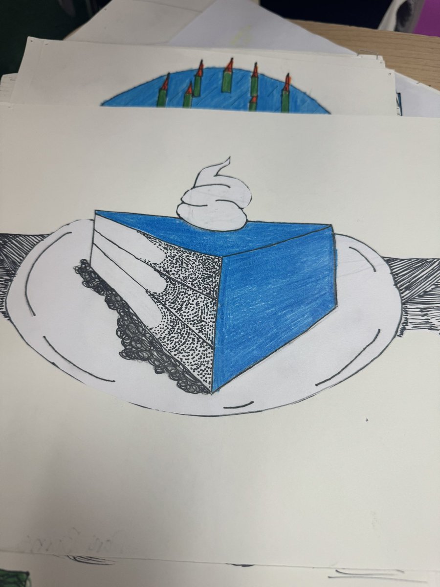 VisualArtHumble's tweet photo. Great media investigation and perspective study in art 🎨🖌️class @HumbleISD_CMS 👏👏👏 bravo students and teachers!! @HumbleISD @HumbleISD_Arts https://t.co/Huxu3XrWZq