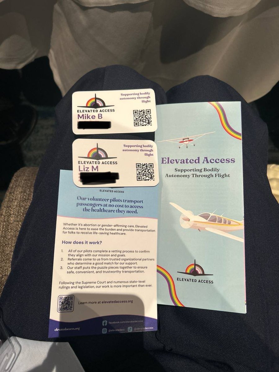 This is from the “Women in Aviation Conference” in Orlando. There was a booth where pilots can sign up to fly adolescents to undergo s*x change surgeries or get puberty blockers. This is how desperate they are to trans kids. Isn’t there a word for someone who transports kids