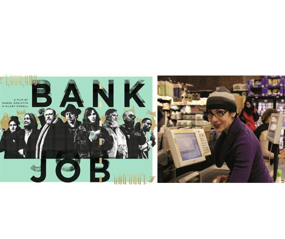 We have 2 free films tonight: 5.30pm BANK JOB - a documentary unveiling the manipulation within the loan & credit trade. 7.30pm FOOD COOP - The story of the most successful supermarket in New York which has zero customers and 17,000 workers. Full details on our website!