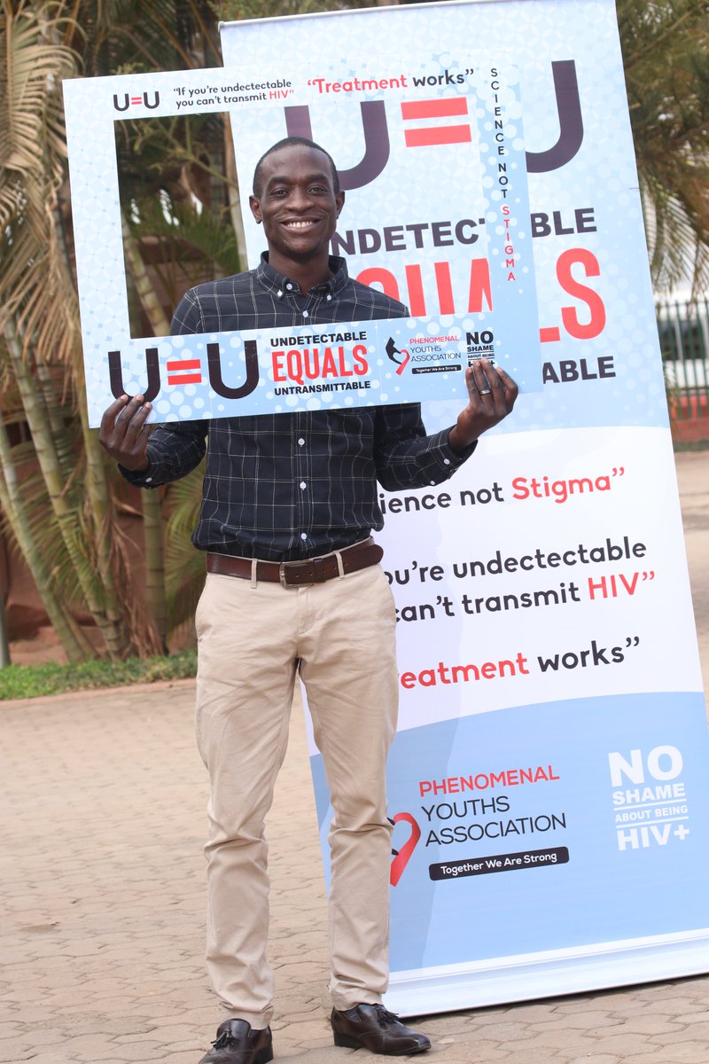 Oswald Chisenga, a Zambian HIV activist and member of @Phenomenayouths shares the message of undetectable = untransmittable 🌍🫶🏿 #UequalsU