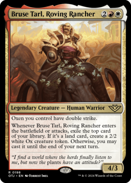 MTGGoldfish's tweet photo. A new Bruse Tarl populating any land he sees with more cattle, and letting you use whatever else he finds. More previews at https://t.co/tZyxhiMN34

Source: https://t.co/h3MAhSYnNl
🎨: @forrestimel https://t.co/6sWc57Y1DW