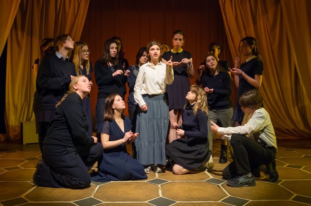 Group64's tweet photo. On #WorldTheatreDay we wanted to give you a sneak peek of our show The Light Burns Blue which is showing tonight and tomorrow at Putney Arts Theatre! 

Get your tickets online or on the door! https://t.co/byrfRL3Edh