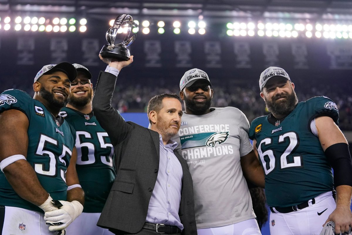 Eagles legends and future Eagles Hall of Famers Jason Kelce and Fletcher Cox will throw out the first pitch at the Phillies second game of the season on Saturday at CBP. Jason announced this on <a href="/newheightshow/">New Heights</a>