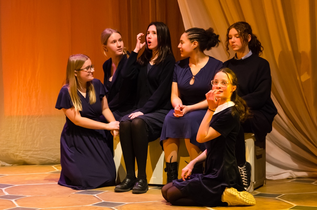 Group64's tweet photo. On #WorldTheatreDay we wanted to give you a sneak peek of our show The Light Burns Blue which is showing tonight and tomorrow at Putney Arts Theatre! 

Get your tickets online or on the door! https://t.co/byrfRL3Edh