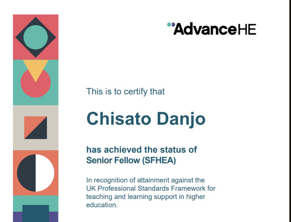 Yay! Had some great news before Easter.  #SFHEA now officially 😁