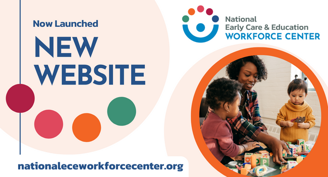 ZEROTOTHREE's tweet photo. The new @NatECEWfcCtr website is home to actionable guidance and information on timely events for researchers, policymakers, practitioners, and others working to support, strengthen, and promote equity in the #ECE workforce. Check it out: https://t.co/xygGMXBF5S #WeWorkforECE https://t.co/tIfCFZODvJ