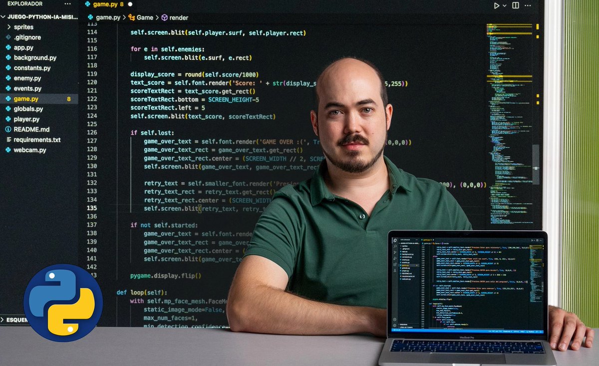 augcolombia's tweet photo. #CursoOnline 👉https://t.co/1WOERAOZKz ⚡Introducción a la IA con Python 🎁  Usa el cupón RECOMENDAMOS-PROMO x 10% dto #Domestika #TrabajoSíHay #Programación #Developer #PythonIA #Nvidia #Python #Bogotá #Medellín #Bancolombia #Dev #JS https://t.co/guXm1BSJir