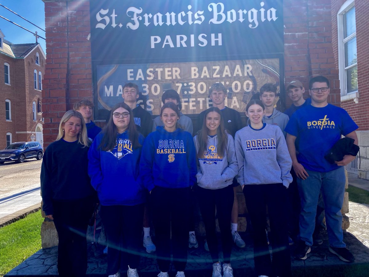 Great day for my ⁦<a href="/BorgiaHS/">St. Francis Borgia High School</a>⁩ advisees to be part of #BorgiaGivesBack