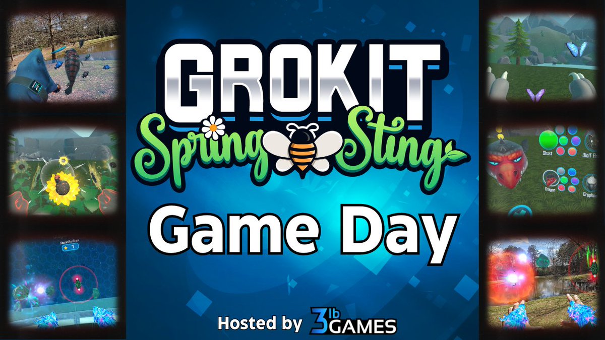 GROKIT GAME DAY sessions kick off in just a few hours. Anyone who attends gets a FREE game key to join the fun! 3pm EST (12p PST / 7p GMT) discord.gg/kPaxxxJY6z?eve… 8:30p EST (5:30 PST / 12:30a GMT) discord.gg/kPaxxxJY6z?eve… We hope to see you there!