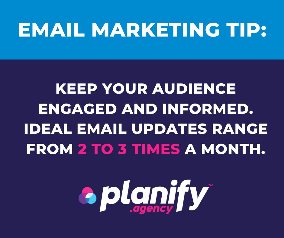 When was the last time you sent out a newsletter to your subscribers? 

#planifyagency #planifyyourbusiness #marketingthatworks #emailmarketing