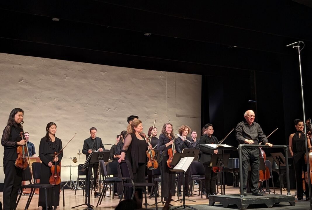 ClassicalComm's tweet image. Thanks to David Patrick Stearns of ClassicalVoice North America for this thoughtful and wonderful review of the Chou Wen-chung Centennial Concert last week at @MillerTheatre! It truly was a special night. 

classicalvoiceamerica.org/2024/03/25/con…