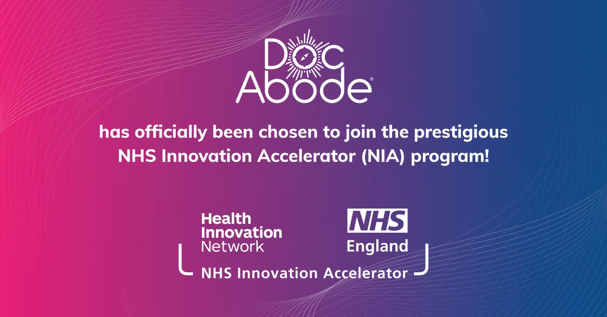🎉 Exciting news! Doc Abode joins the prestigious NHS Innovation Accelerator (NIA)! With proven implementations nationwide, we're ready to transform Urgent Community Response (UCR) staff deployment #HealthTech #NIA docabode.com/doc-abode-join…