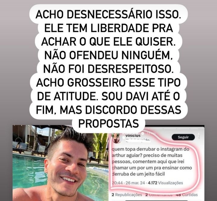 outdor90's tweet photo. Esse não é fã do @davibritof   
Repúdio  nível #rhad  
Desculpas @Aguiarthur  não compactuamos  com mal exemplo. https://t.co/uveUxFTBIr