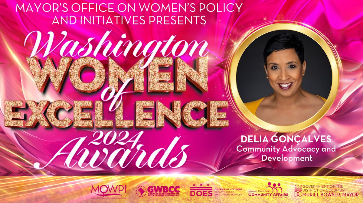 I am so honored that YOU - DC residents - have chosen to recognize my work in this way. This is a calling and a service to my community. Forever grateful @wusa9 @DCMOWPI #washingtonwomenofexcellence