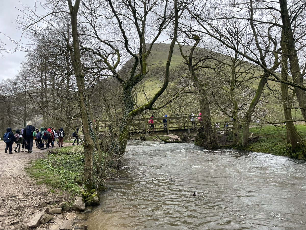 What a great day we've had at Dovedale! #aspire #outdooreducation