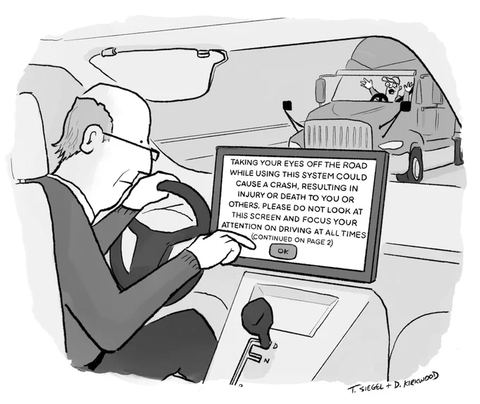 my cartoon in this week's edition of the @NewYorker ! 