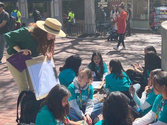 mtviewschools's tweet photo. STEAM learning at Disneyland continued this week as Payne School’s 5th graders took part in the  Disney Imagination Campus workshop of Theme Park Design. The students had an incredible day of learning and fun!  #mvsdrocks https://t.co/epA6zrpZ7N