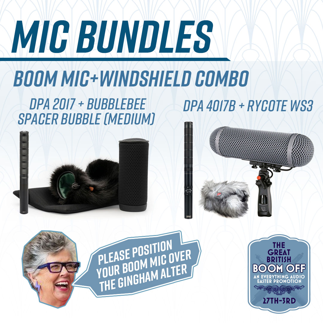 EAelstree's tweet photo. To follow on with our previous cheesey promotion: Presenting "The Great British Boom Off" An Everything Audio Easter Promotion! 🐣 We've been baking up a storm of discounts on booming essentials! Boom poles, cases, boom accessories &amp; more! 27th March - 3rd April 2024 https://t.co/GhFrVaoG7C