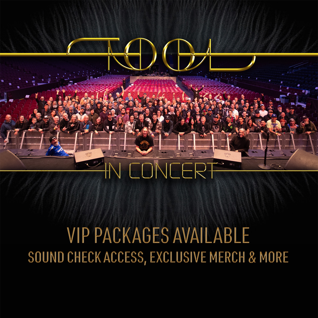 Limited VIP Packages Remain for @Tool summer shows. Get soundcheck access with group photo ops, exclusive merchandise, early tour merch shopping and more. Book now>> bit.ly/3in4C2m