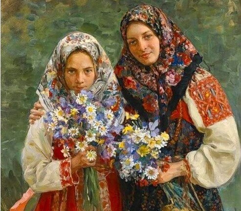 tuposlavandar's tweet photo. Russians hate hijab. Meanwhile their ancestors https://t.co/Qocd6r4tDK