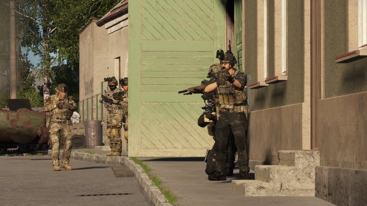 1stRBMilsim_'s tweet image. Outstanding performance from the guys on the ground clearing out the town of Montignac! @bohemiainteract #armareforger #milsimcommunity #XboxSeriesX #pcgaming #fypageシ