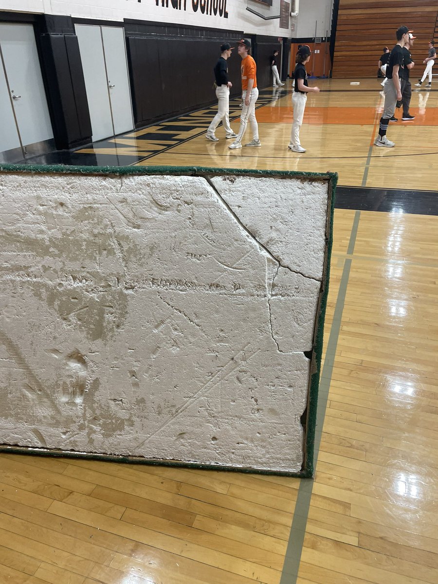 We have been lucky to have some former players’ families donate their homemade indoor mounds but as you can see, we could use an upgrade. With about 35-40 pitchers in the program each year, this @PortoliteMounds would get plenty of use