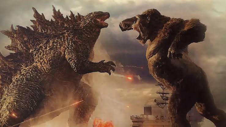 joke5star's tweet photo. ซัดกันยับ ถล่มกันแบบไม่ต้องสนว่าใครซ่อม ไททันมากับเพียบ #GodzillaxKongTheNewEmpire https://t.co/oGBoUyEYvS