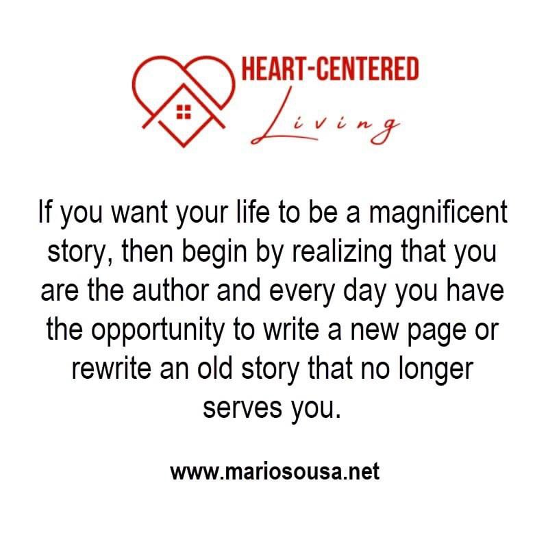 CoachSousa's tweet photo. If you want your life to be a magnificent story, then begin by realizing that you are the author and every day you have the opportunity to write a new page or rewrite an old story that no longer serves you. ❤

Learn more: https://t.co/NcUsBKgYb7

#HeartCenteredLiving #ONPASSIVE https://t.co/zQZ99Whcvl