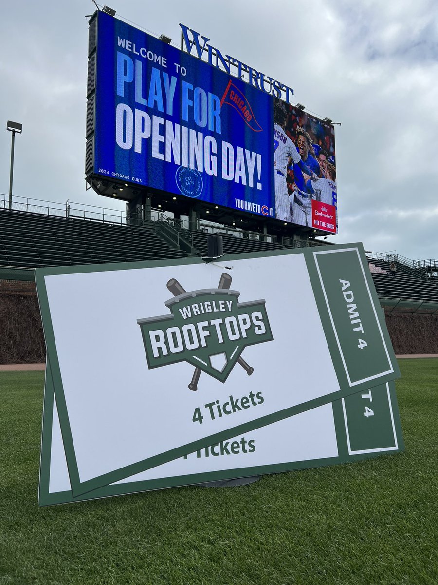 Play for Opening Day is underway ⚾️

Hit our sign in left field for FREE tickets!