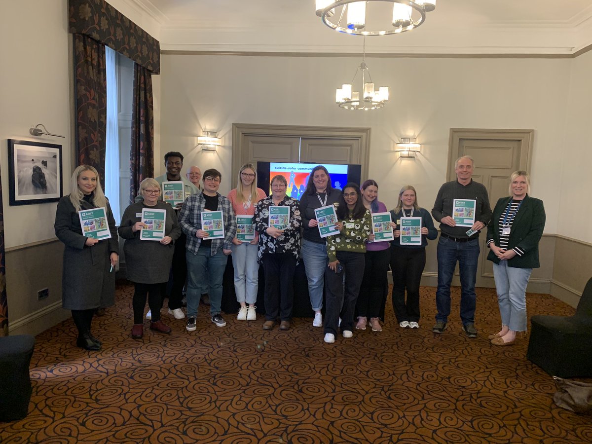 FloSemple's tweet photo. Two fantastic days of ASIST. 12 new ready, willing and able caregivers in Aberdeen. A fantastic 2 days with fantastic people
#ASIST #SuicidePrevention @penumbra_scot @Living_Works https://t.co/SkMuvyiX5Y