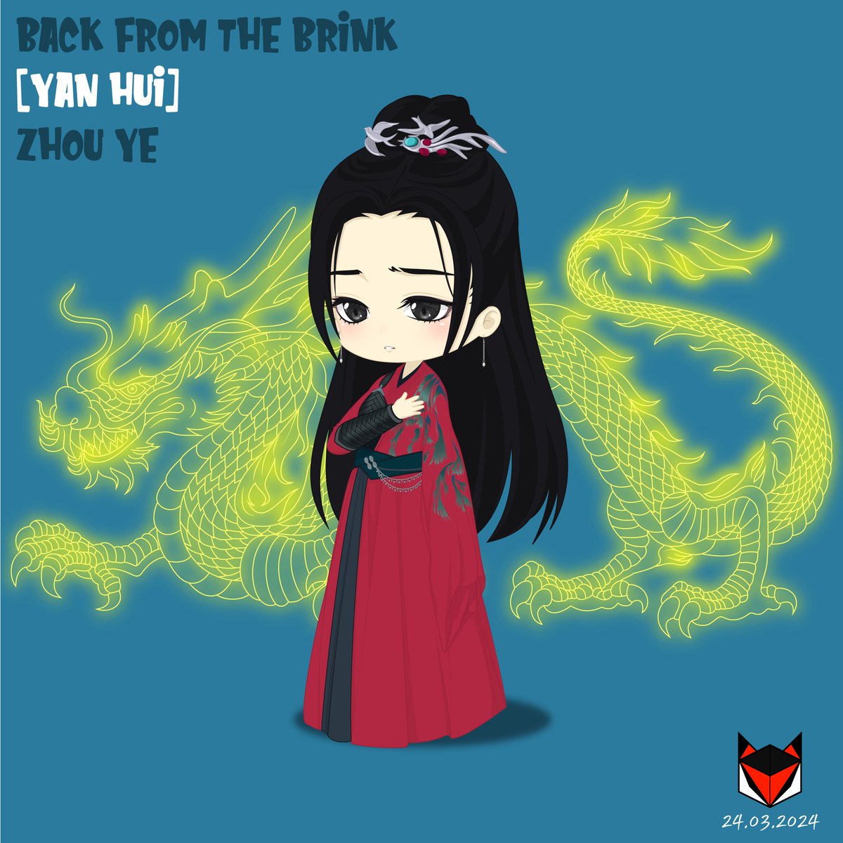 yamaya5's tweet photo. VectorArt: BACK FROM THE BRINK - YAN HUI | ZHOU YE  #ZhouYe #YanHui #fanart #backfromthebrink  #adobeillustrator https://t.co/6JarTxlinm